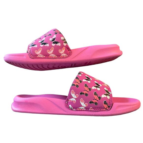 Reef Kids Orchid Butterfly Pink Sandal Slides Size 1 - Picture 5 of 7